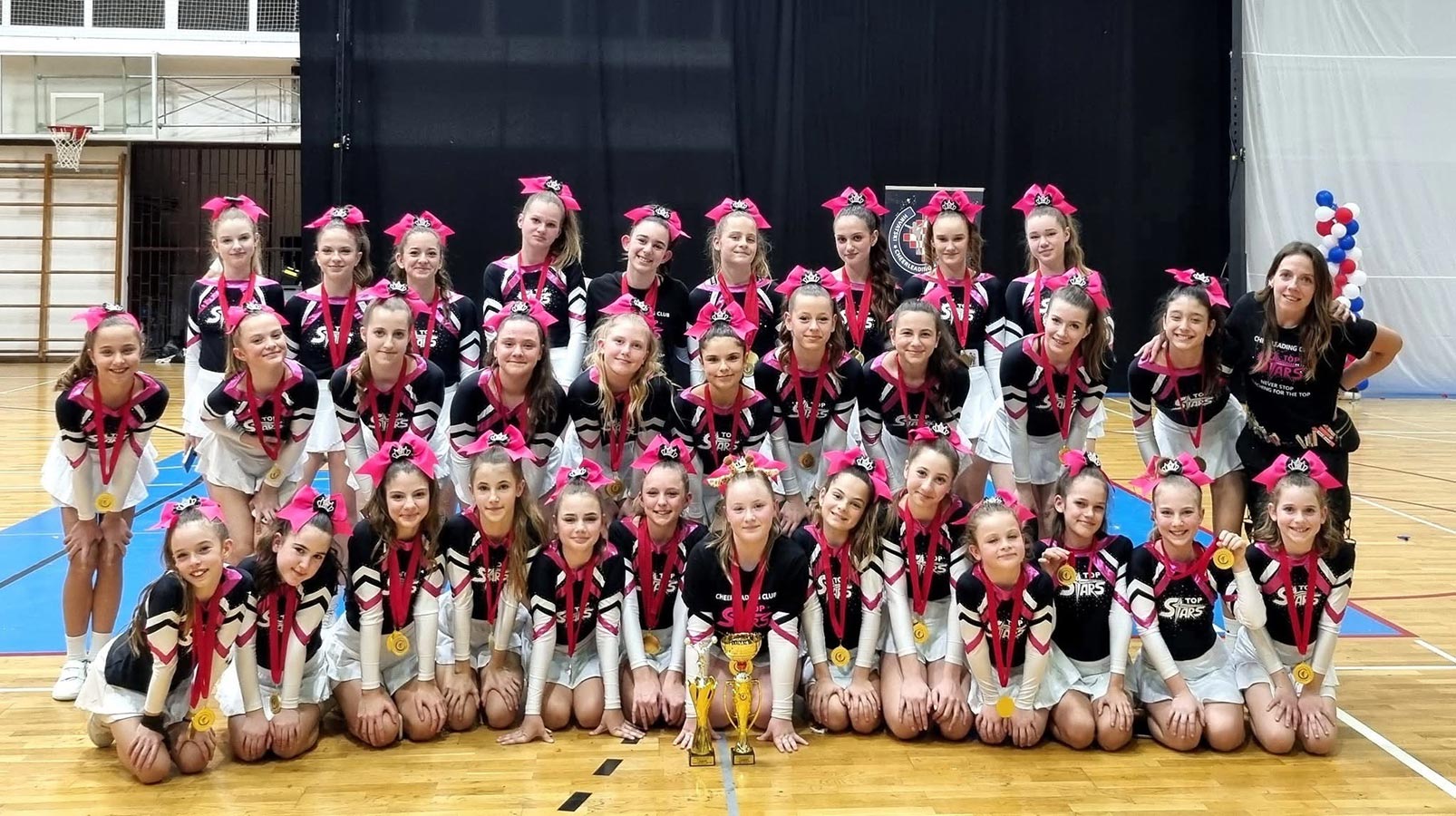 TopStars Cheerleading klub postigan sjajan uspjeh na državnom prvenstvu u cheerleadingu 2025.