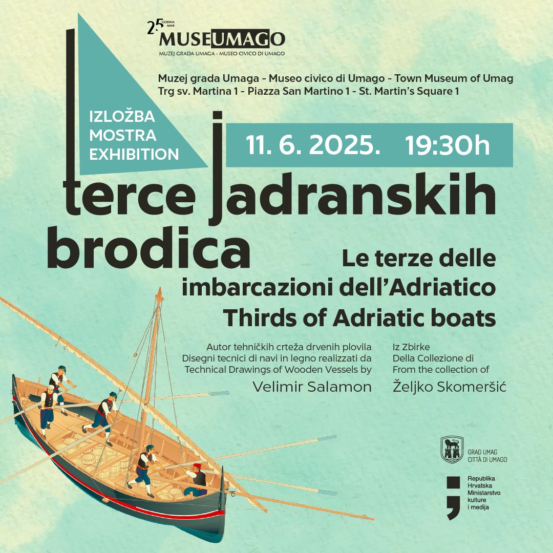 Izložba “Terce jadranskih brodica” stiže u Muzej grada Umaga