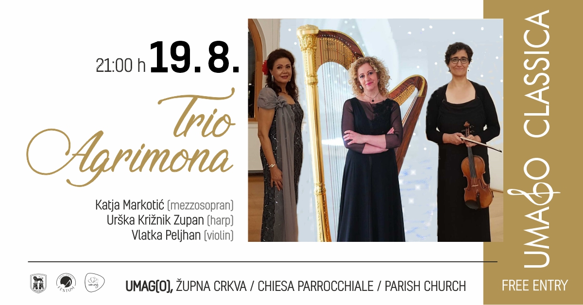 UMAG(O) CLASSICA: Trio Agrimona ovog utorka u 21 sat