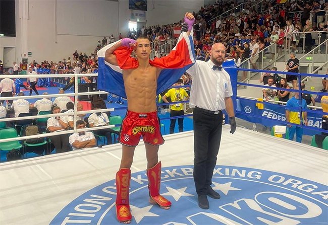 Novi europski prvak u kickboxingu je Ryan Aličajić iz Kickboxing kluba Buje