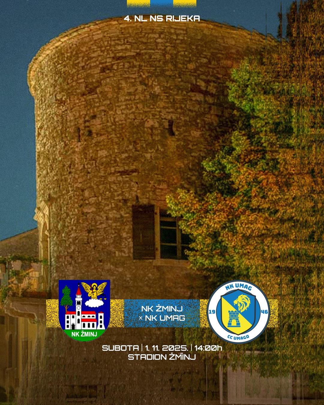 Pravi istarski derbi - NK Umag sutra gostuje u Žminju