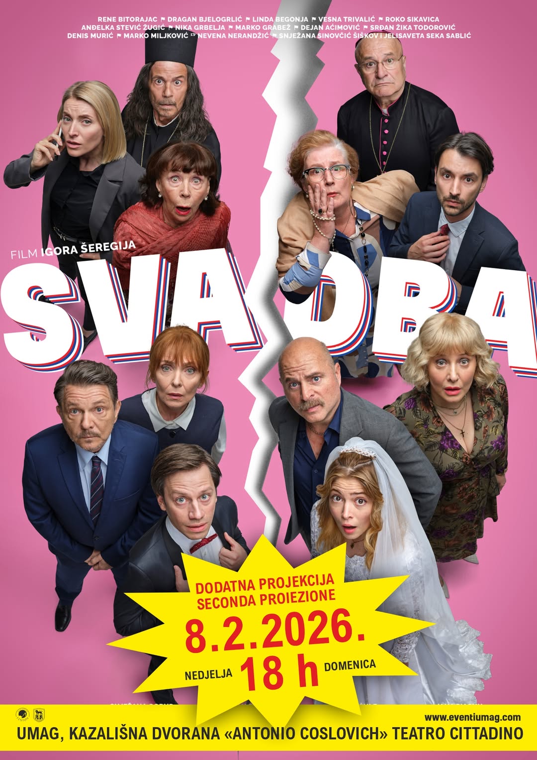 Hit film Svadba - novi termin projekcije zbog rasprodanosti prvog termina