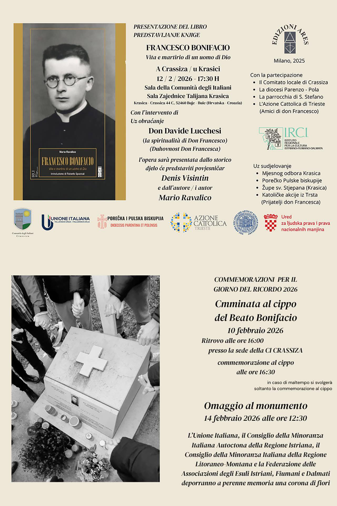 Predstavljanje knjige o don Francescu Bonifaciju u Krasici