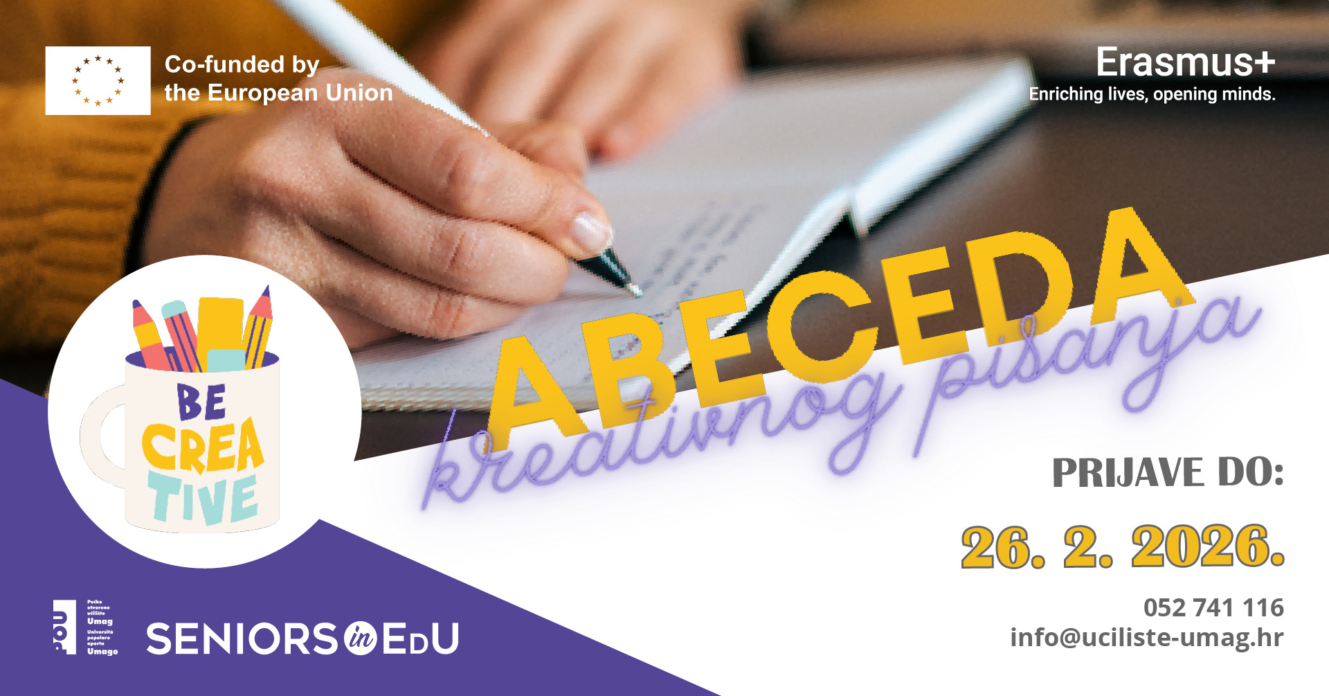 Radionica kreativnog pisanja za treću životnu dob u Umagu
