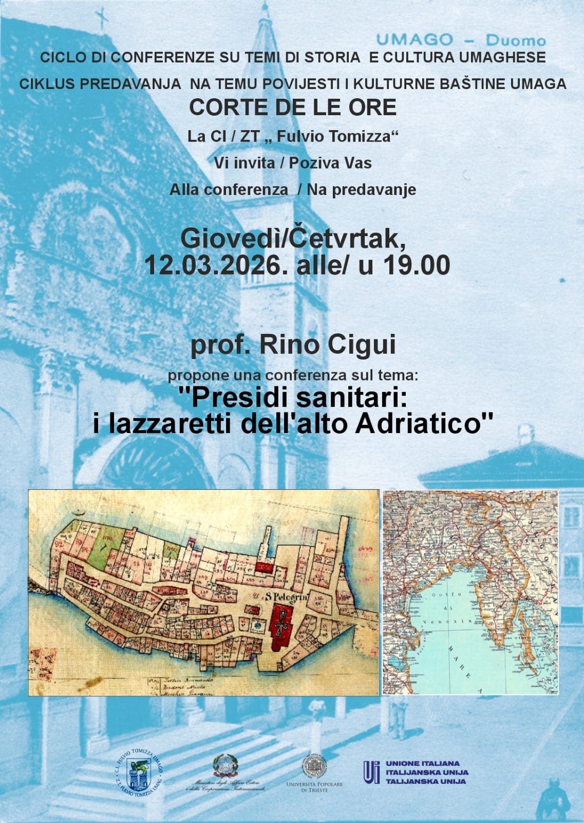 Predavanje o lazaretima sjevernog Jadrana u četvrtak u Umagu
