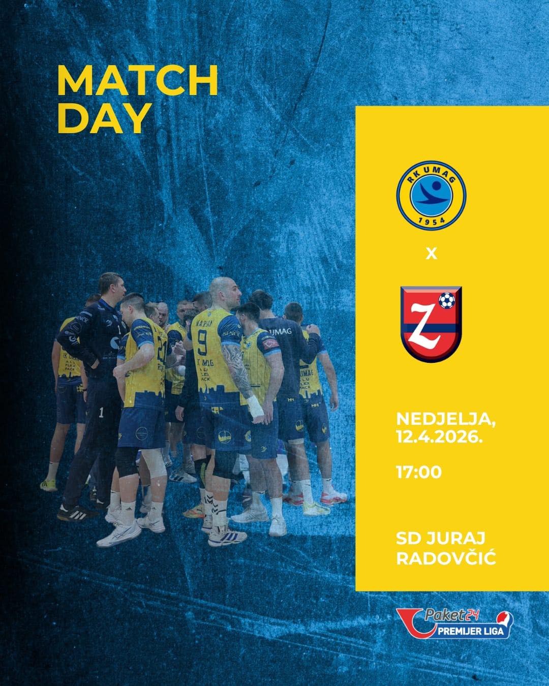 Danas utakmica sezone u Umagu - rukometaši dočekuju goste iz Zameta