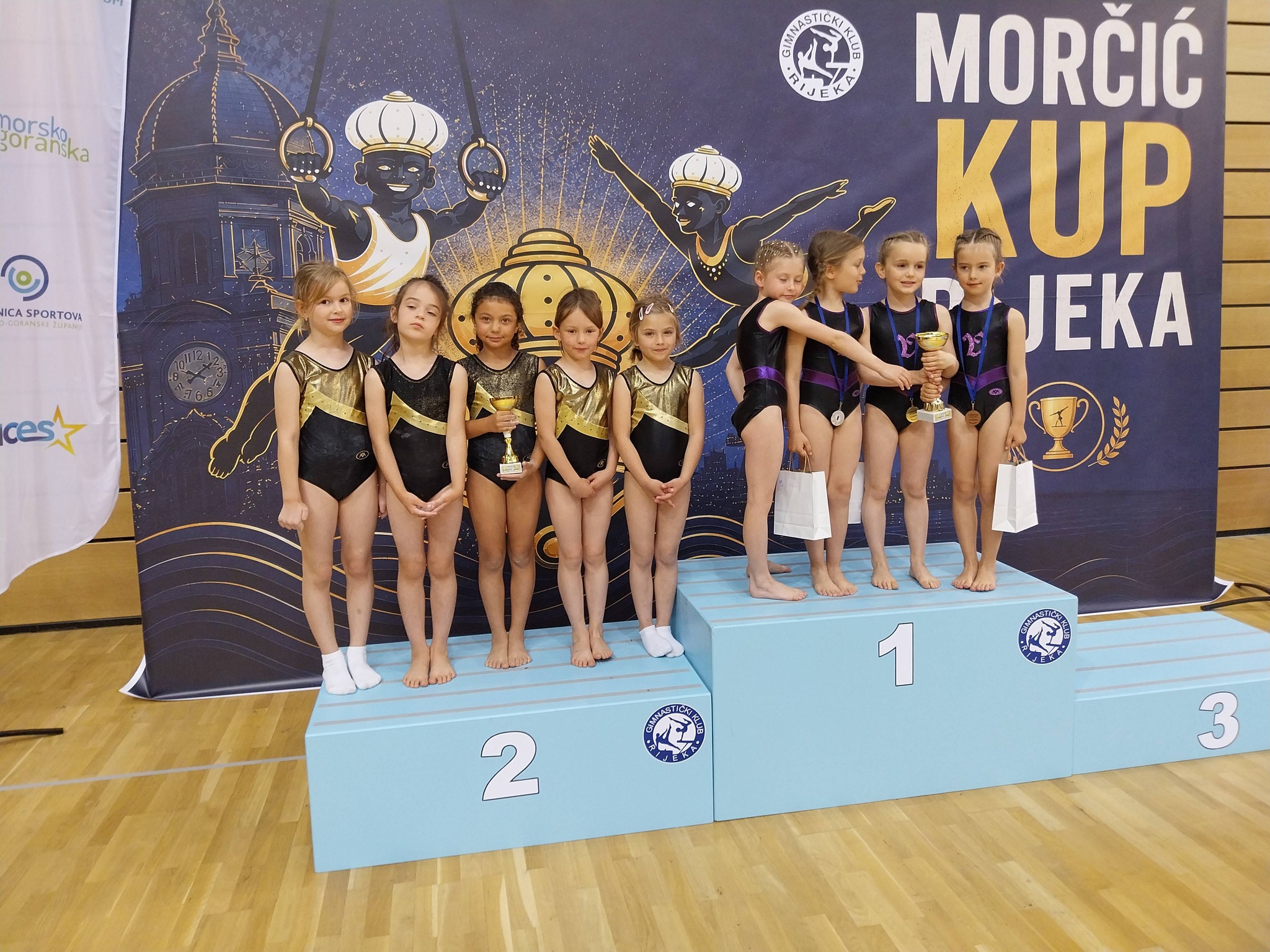 Gimnastičarke GK Umaga ostvarile niz odličnih rezultata u Rijeci
