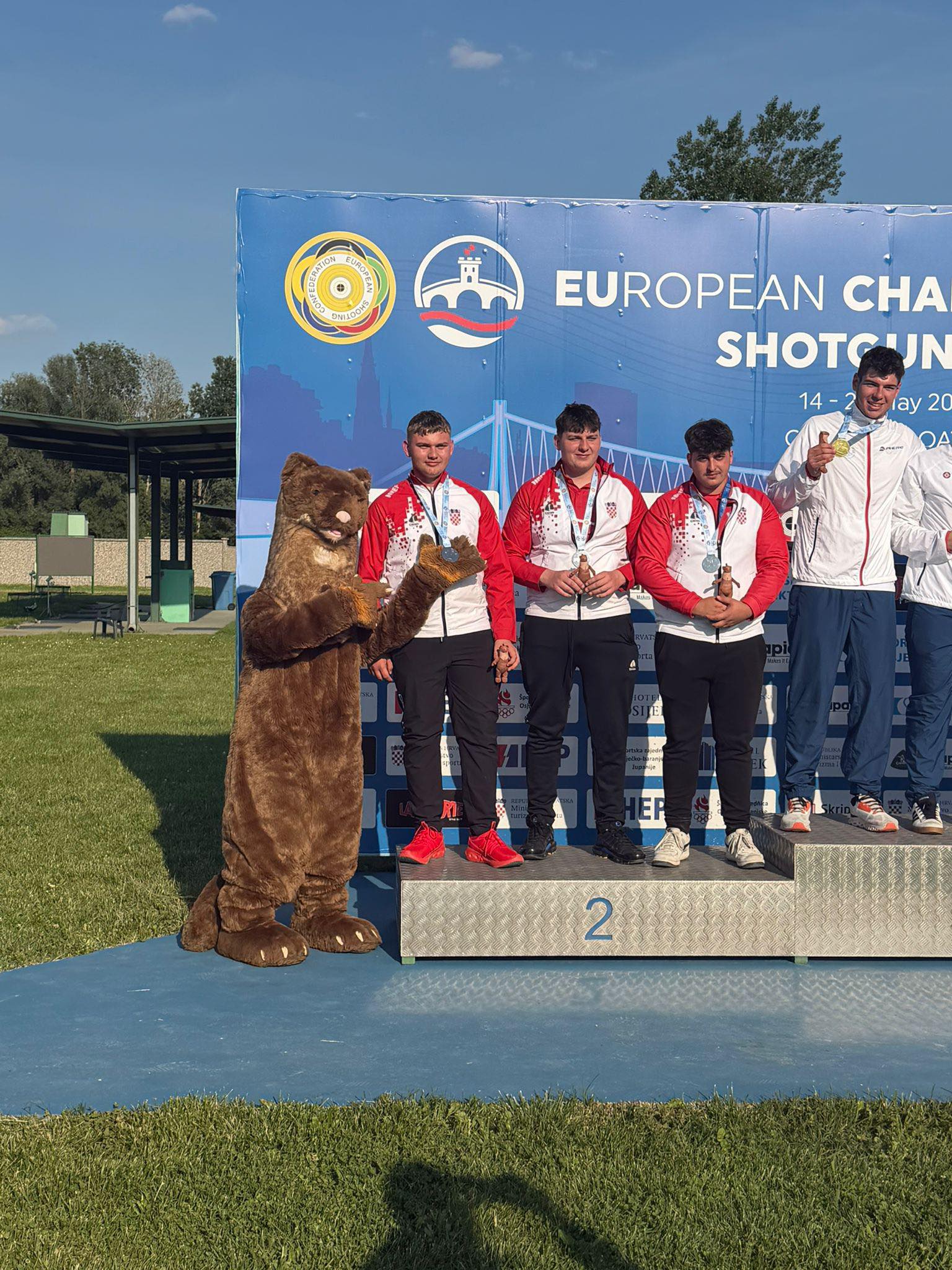 Srebro za Hrvatsku u Trap Trio Men U-18 na Europskom prvenstvu