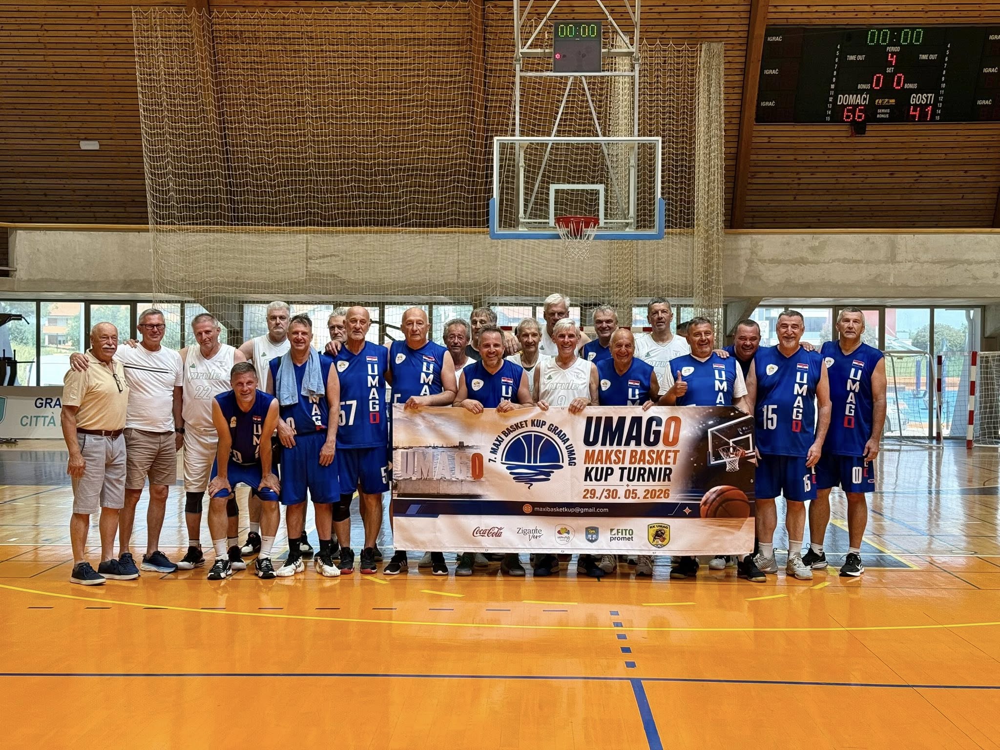 Umag ponovno okupio veterane košarke iz sedam zemalja