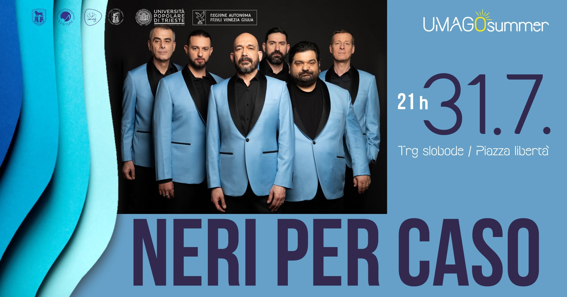 Umago Summer: NERI PER CASO ovog petka od 21 sat!