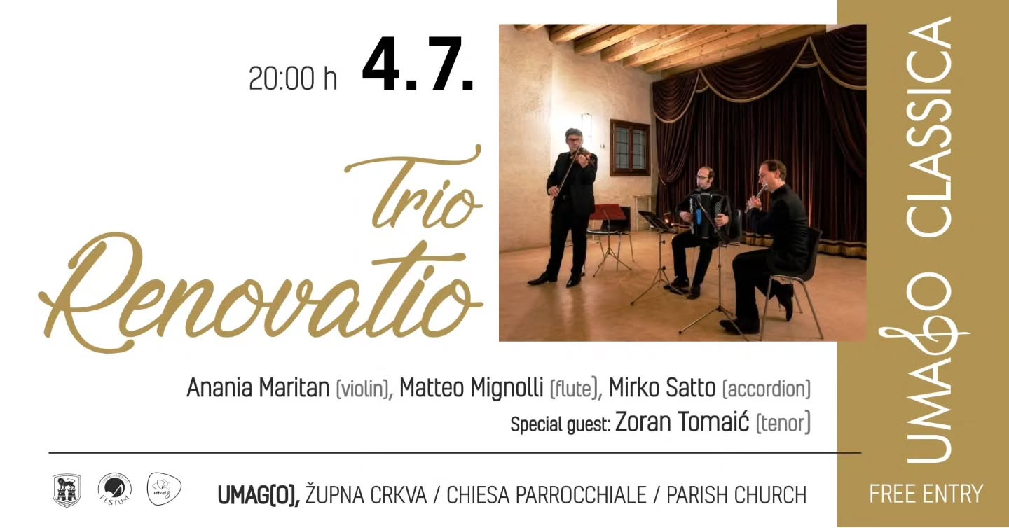 Dvije glazbene poslastice večeras u Umagu