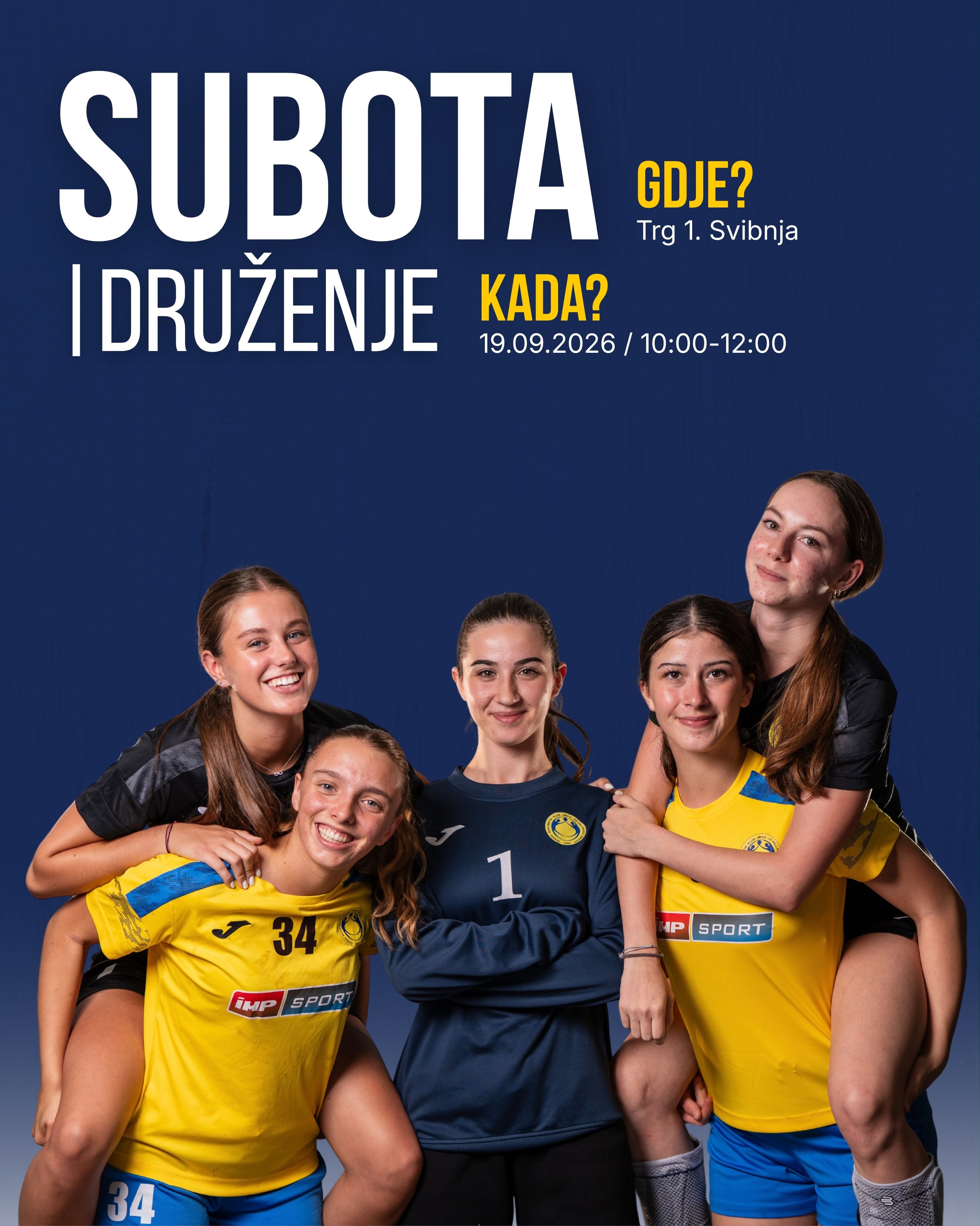ŽRK Umag u subotu na Trgu 1. svibnja: druženje s igračicama i poziv navijačima