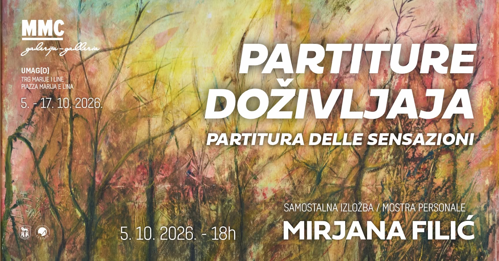 Mirjana Filić i skorašnja izložba „Partiture doživaljaja“