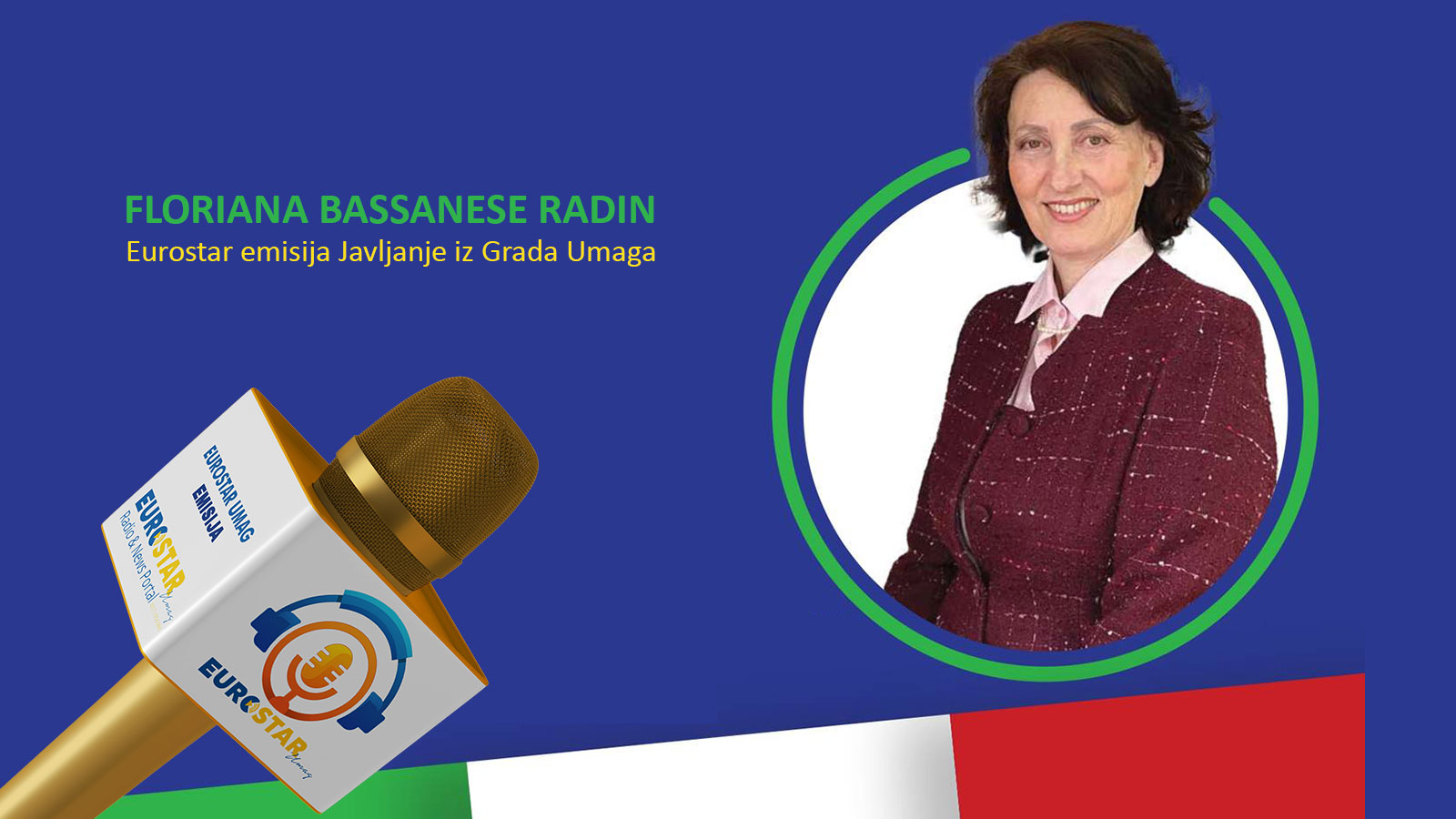 Emisija Javljanje iz Umaga: Floriana Bassanese Radin