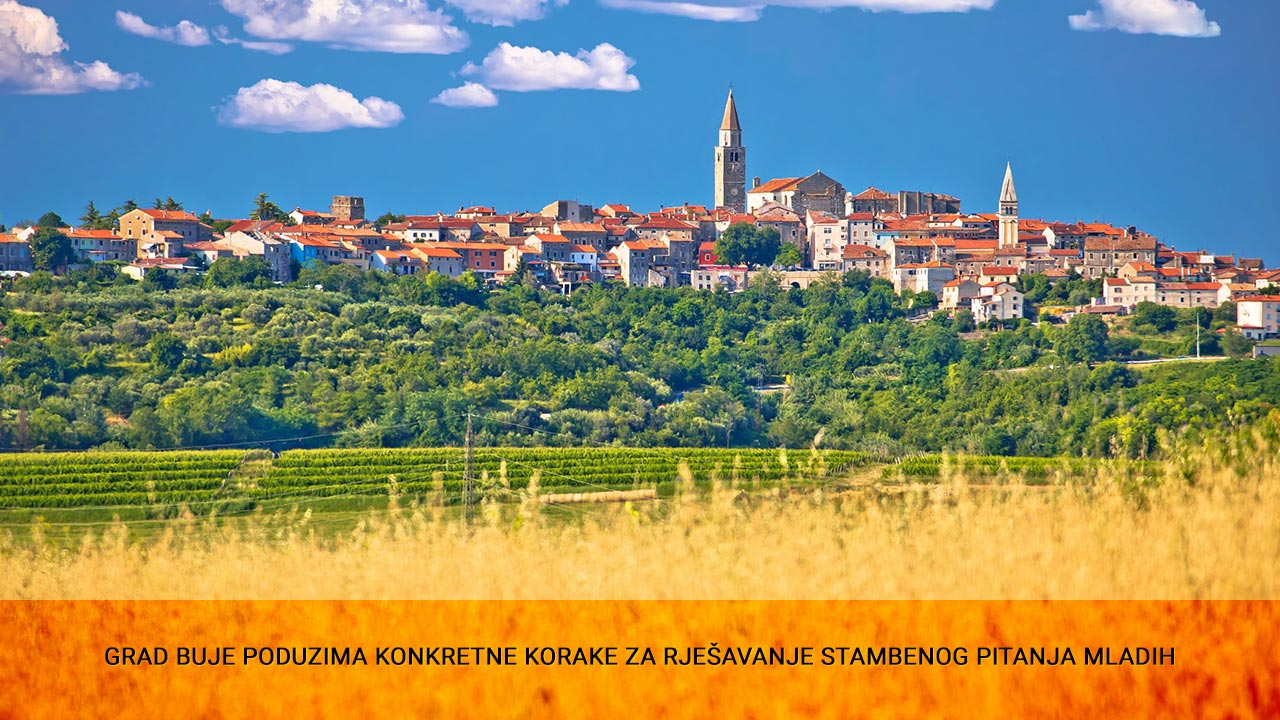 Grad Buje poduzima konkretne korake za rješavanje stambenog pitanja mladih