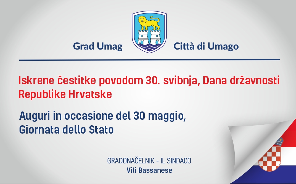 Grad Umag čestitao Dan državnosti