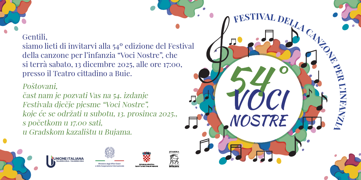 Voci nostre ponovno u Bujama iduće subote