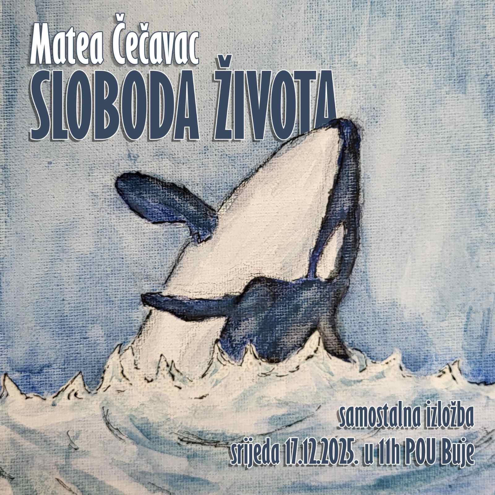 Otvorenje izložbe “Sloboda života” iduće srijede u Bujama