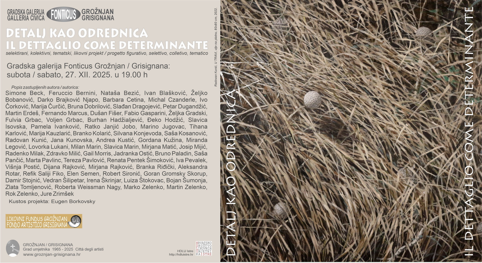 „Detalj kao odrednica“: nova skupna izložba u Galeriji Fonticus Grožnjan