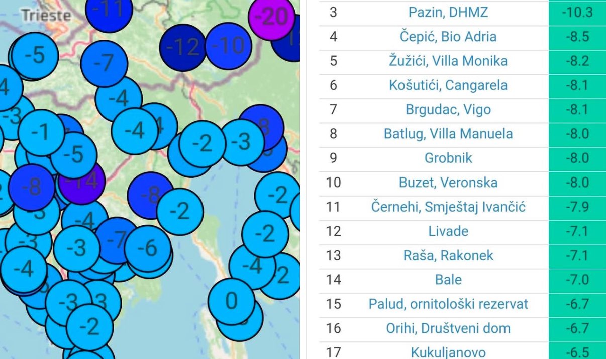 Ledeno jutro u Istri