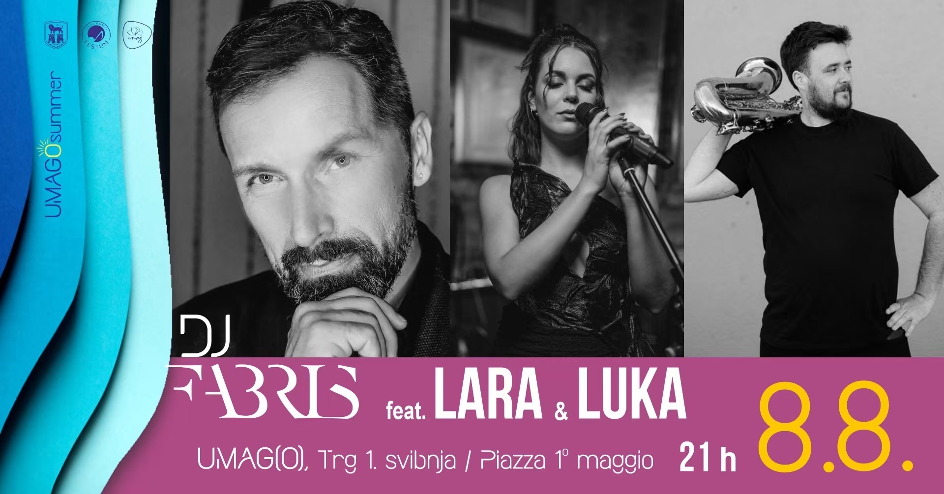 DJ Fabris, Lara i Luka stižu na umaški Trg slobode