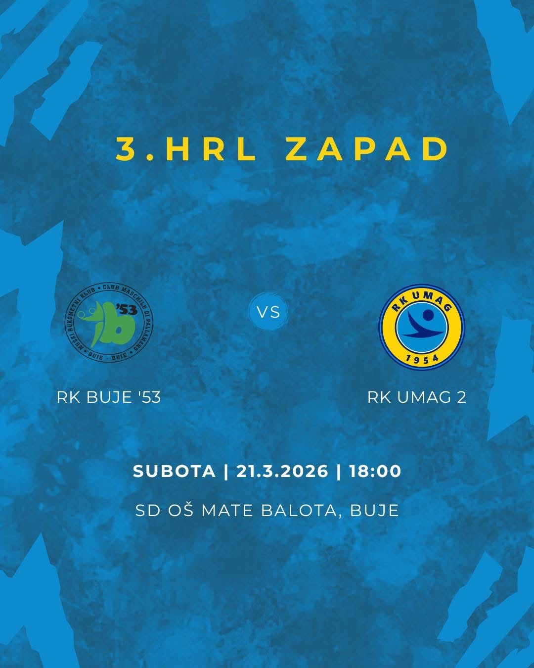 Mladi Umažani u susjednom derbiju protiv RK Buje ’53