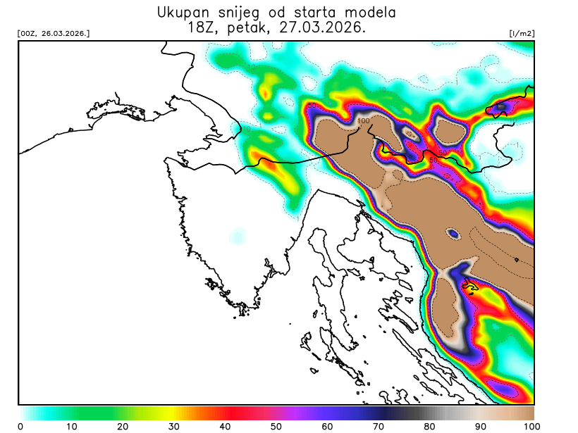 Stigla hladna fronta: nevrijeme zahvatilo Istru i okolicu