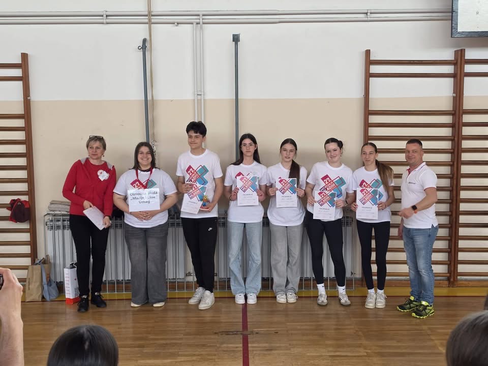 Podmladak Crvenog križa Bujštine iz Umaga osvojio 1. mjesto i plasirao se na državno natjecanje