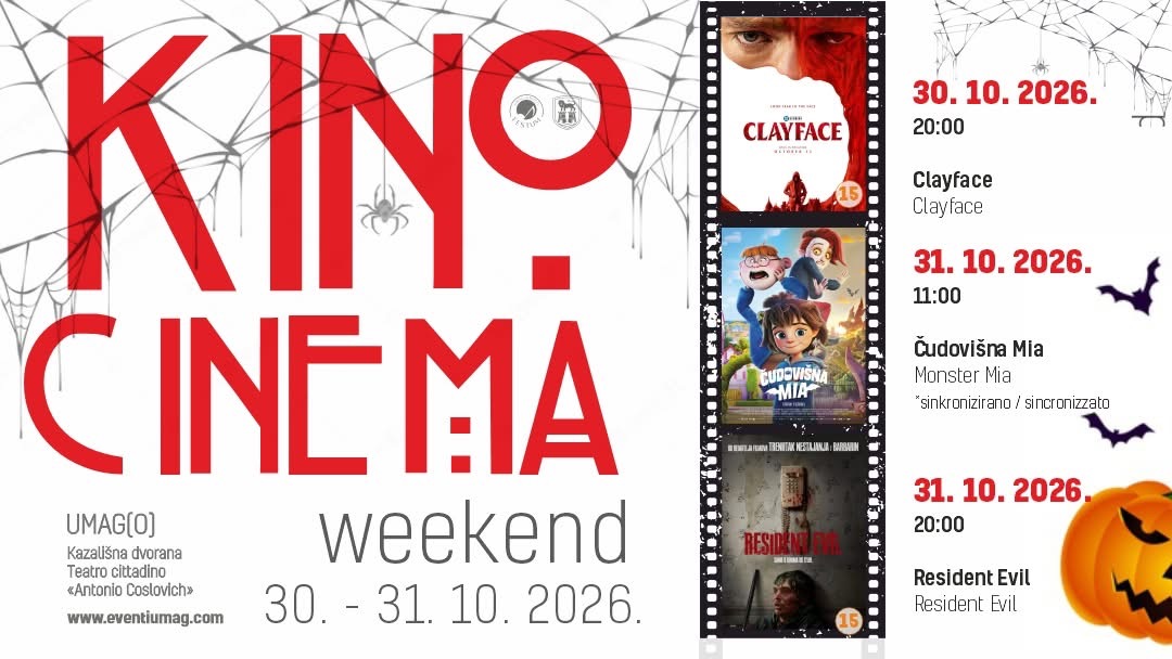 # Halloween vikend u Kinu Umag: Tri filmske projekcije za ljubitelje horora i najmlađe gledatelje