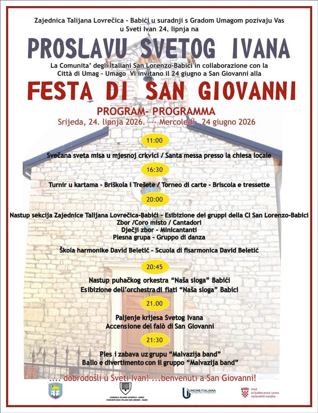 Proslava Svetog Ivana u Svetom Ivanu kod Umaga