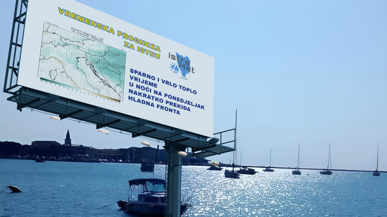 Hladna fronta stiže u noći na ponedjeljak, ali pravo ljeto tek dolazi