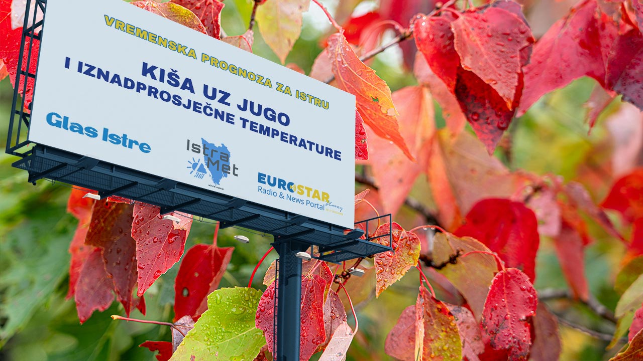 Kiša, jugo i iznadprosječne temperature