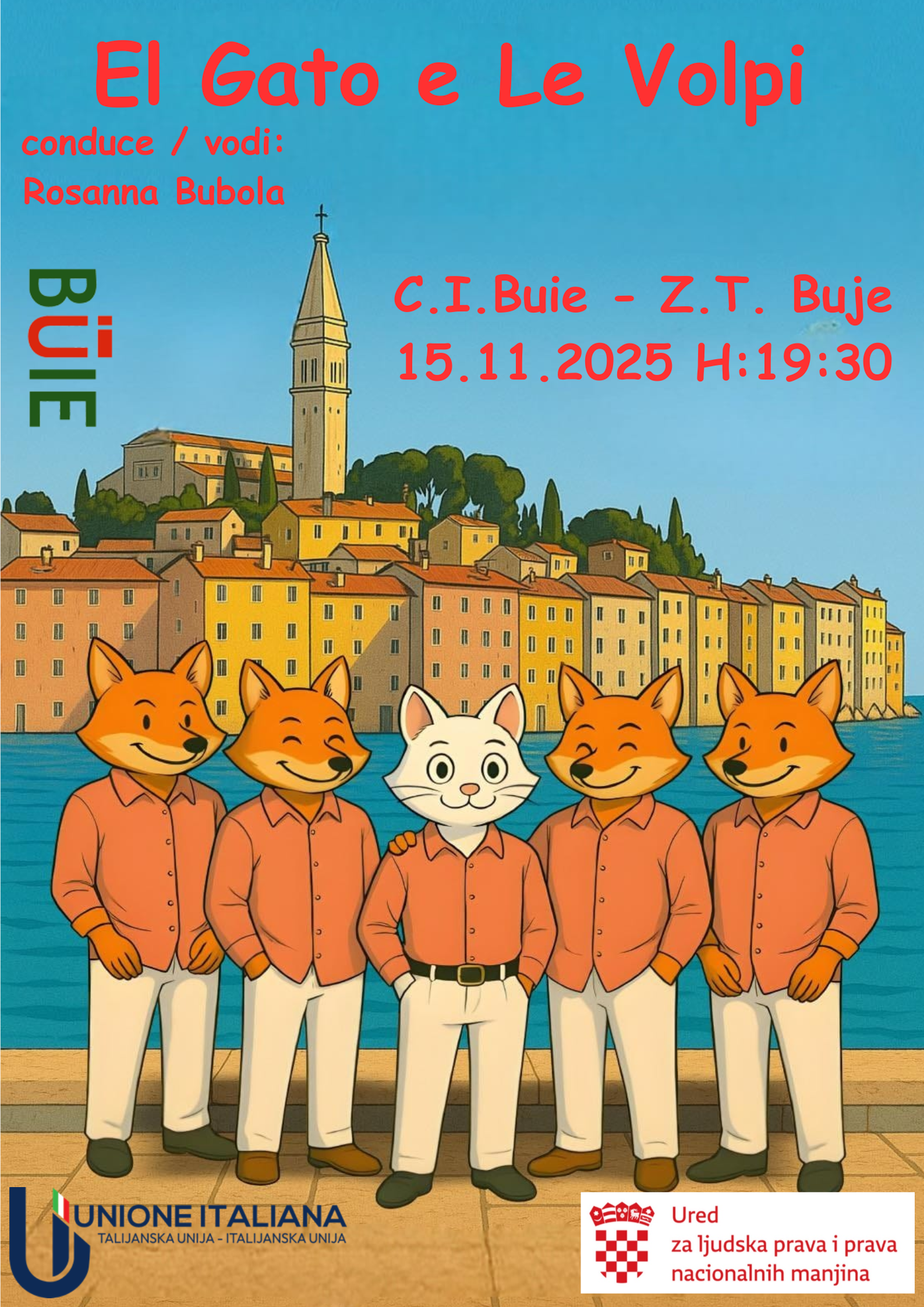 Una serata-concerto assieme a Sergio Preden – Gato e le Volpi