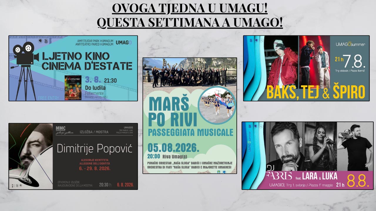 Ovoga tjedna u Umagu!