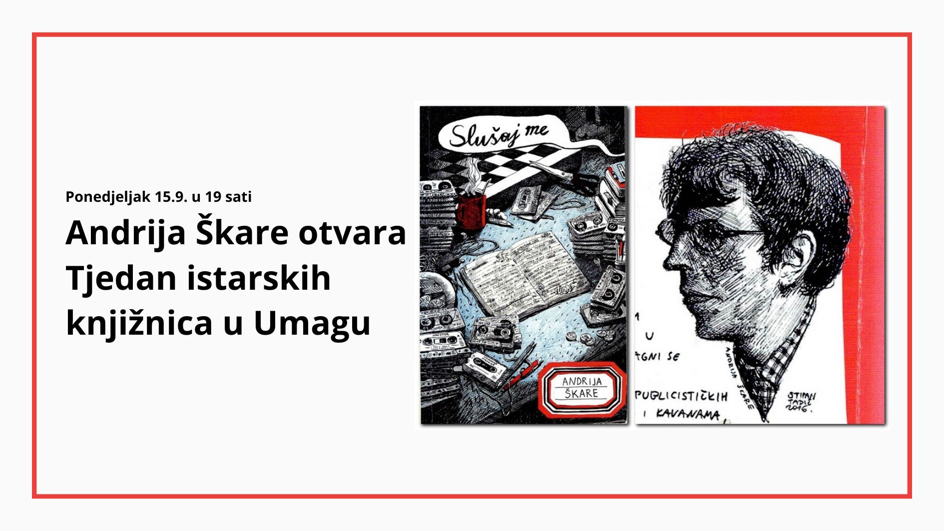 Andrija Škare otvara Tjedan istarskih knjižnica u Umagu