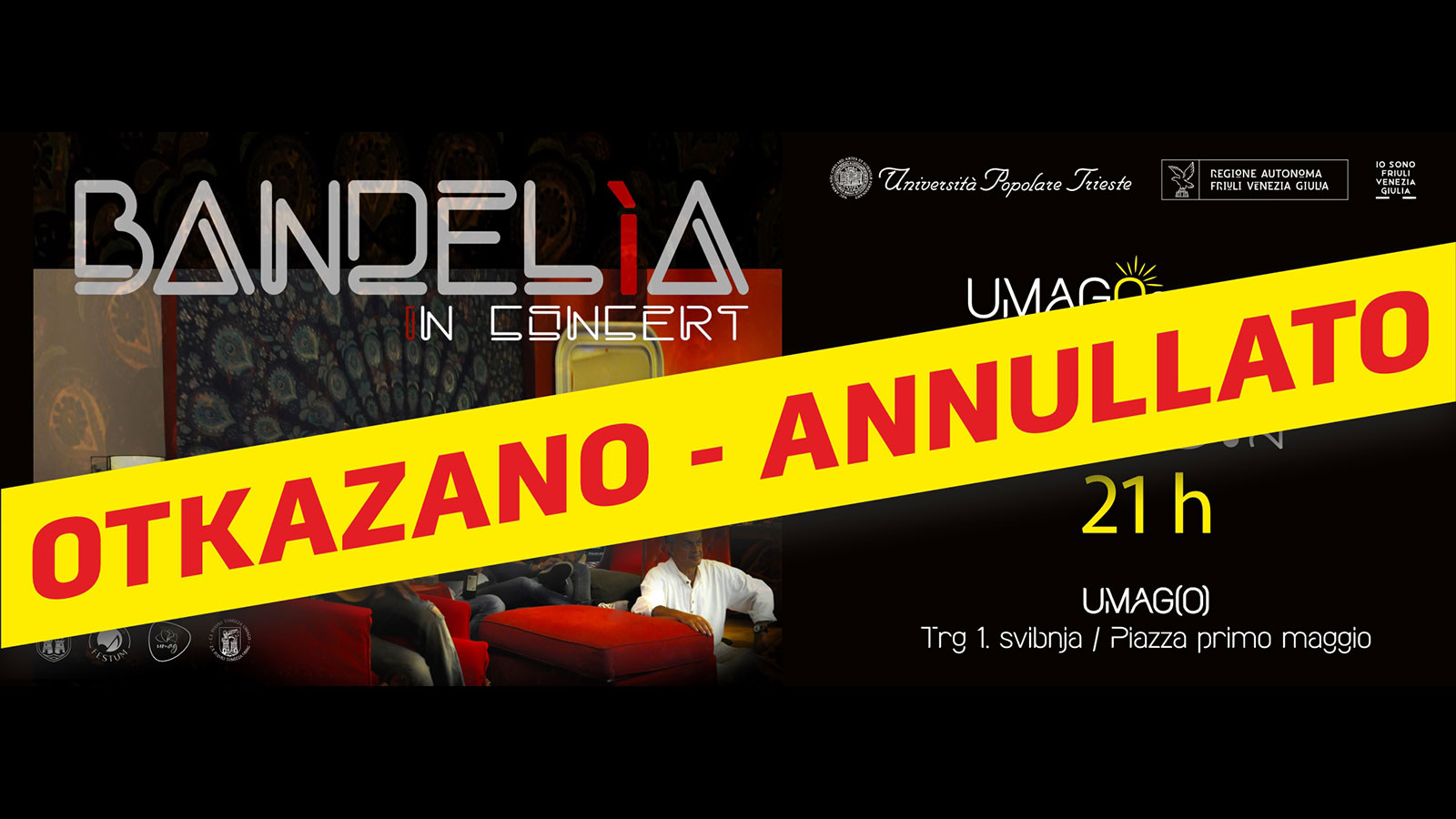 Umag(o) Summer: Bandelia u ponedjeljak, na Trgu 1. svibnja