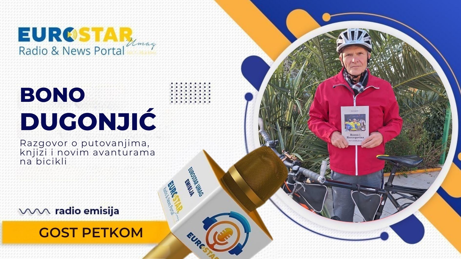 Gost petkom: Bono Dugonjić o putovanjima, knjizi i novim avanturama