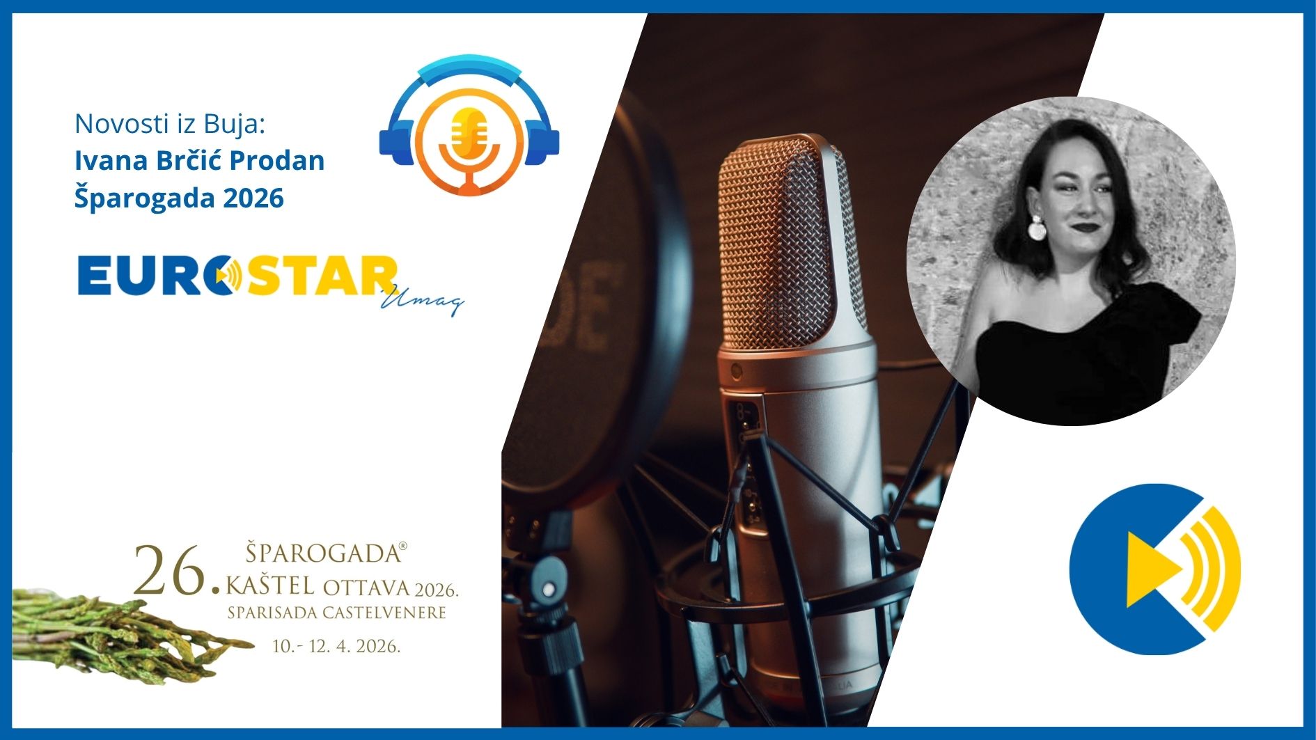 Emisija Novosti iz Buja: gošća Ivana Brčić Prodan o Šparogadi