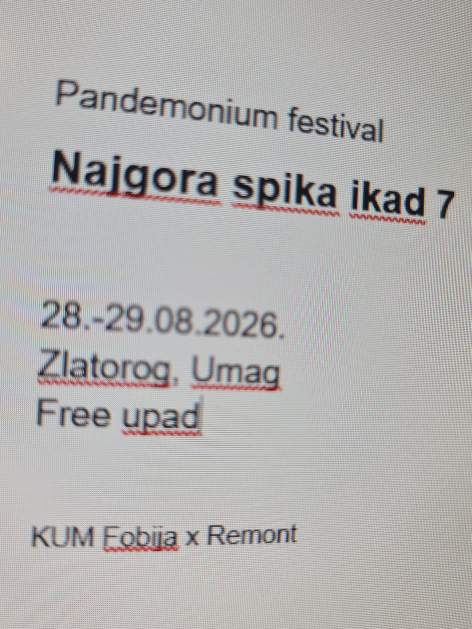 Najbolje prolazi, najgore dolazi - Najgora spika ikad slavi 7. rođendan i odlazi na (vječnu) pauzu.