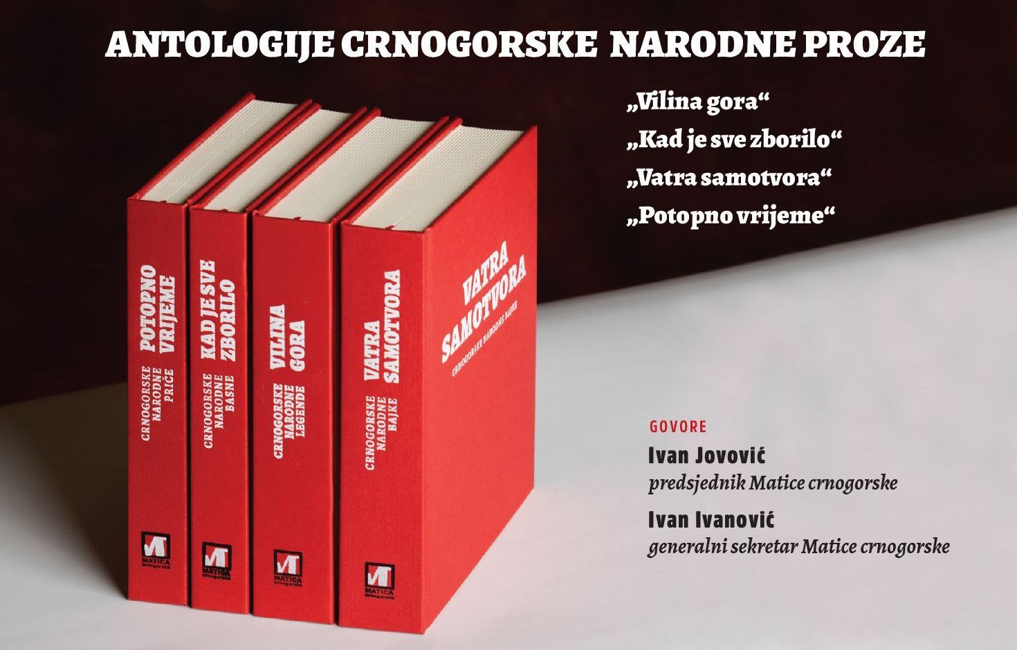 Ovog utorka predstavljanje Antologije crnogorske narodne proze