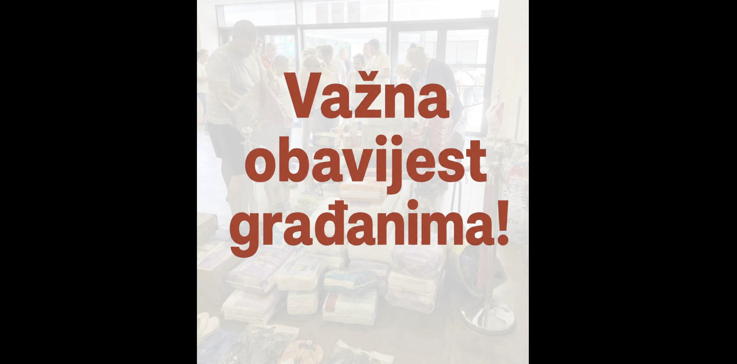 Crveni križ Bujštine poziva na praćenje službenih uputa: Pomoći ima dovoljno, nove donacije trenutačno nisu potrebne