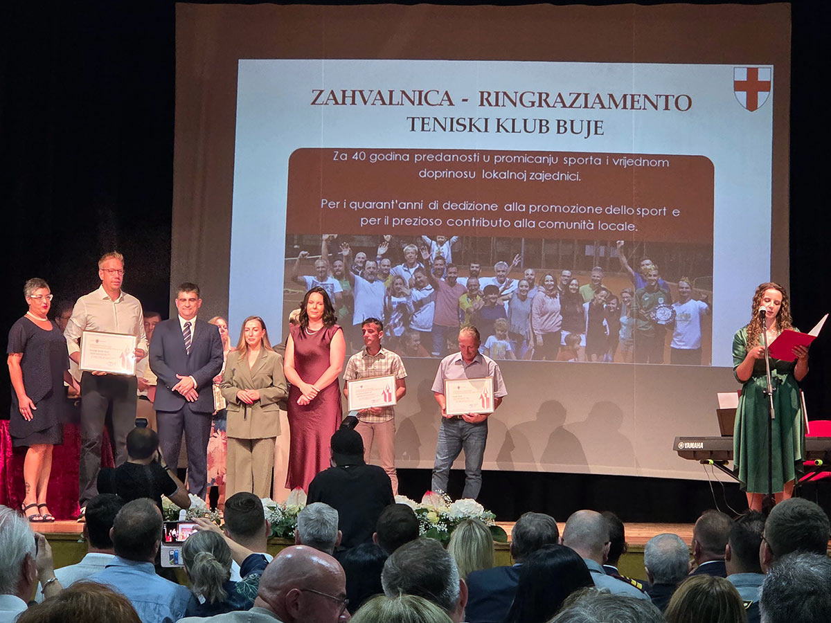 Grad Buje je u povodu Dana grada nagradio zaslužne za doprinos zajednici