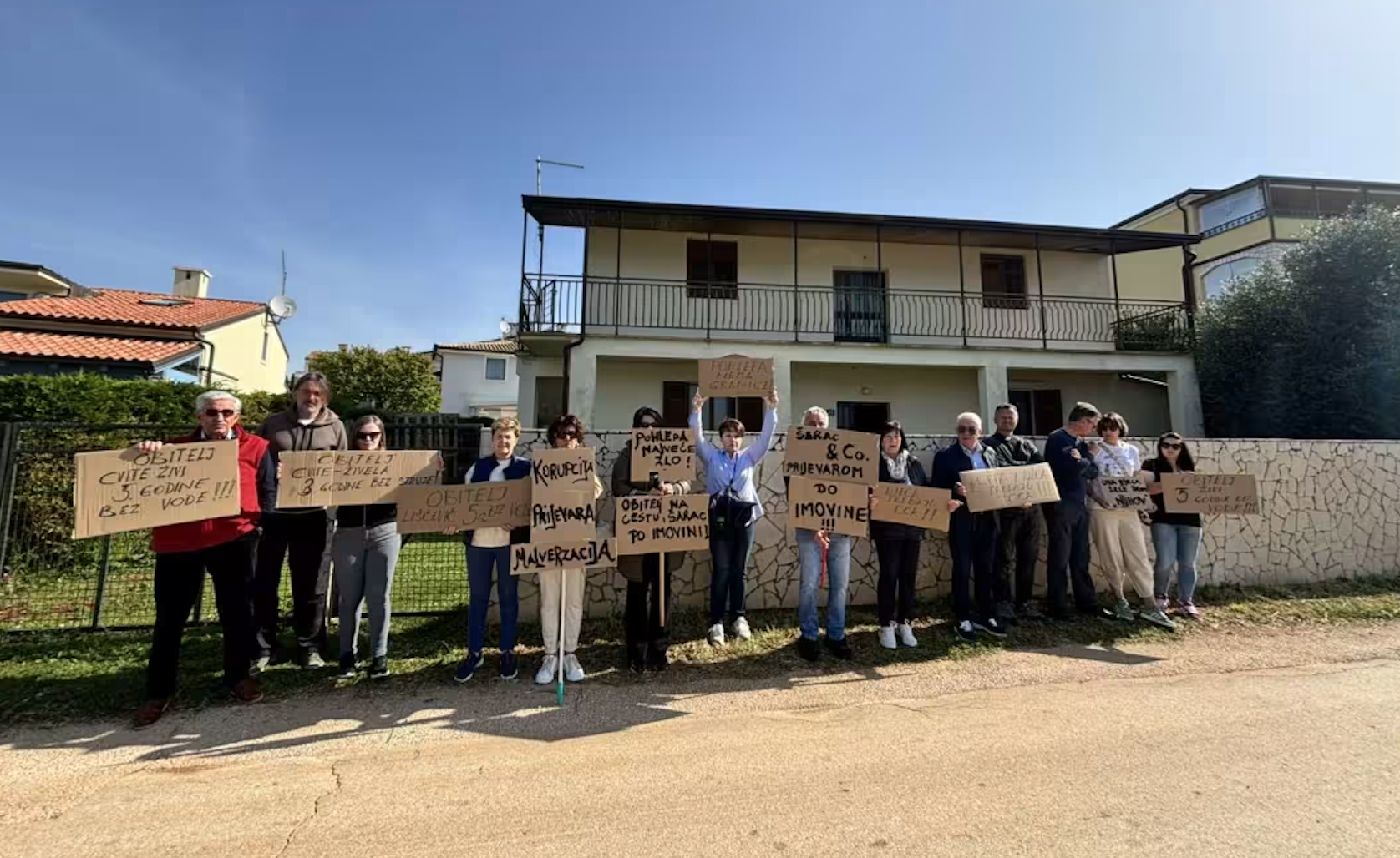 Lovrečica: mještani se protive deložaciji obitelji u teškoj životnoj situaciji