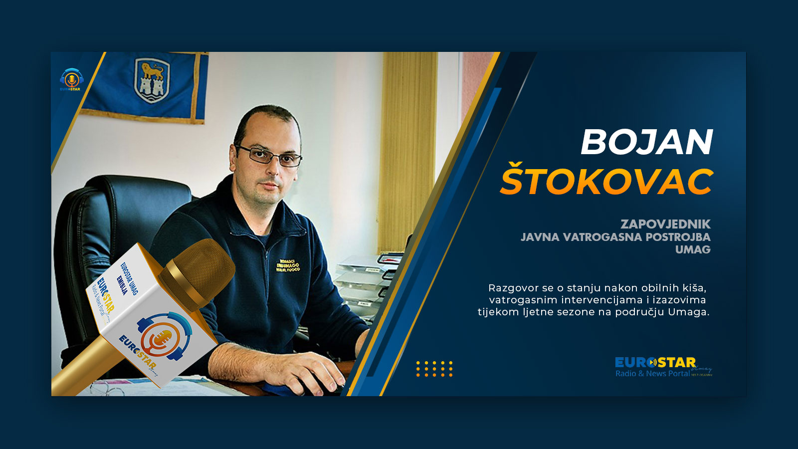 Bojan Štokovac u emisiji Bolja Istra: Intervencije, sezona i stanje nakon kiše