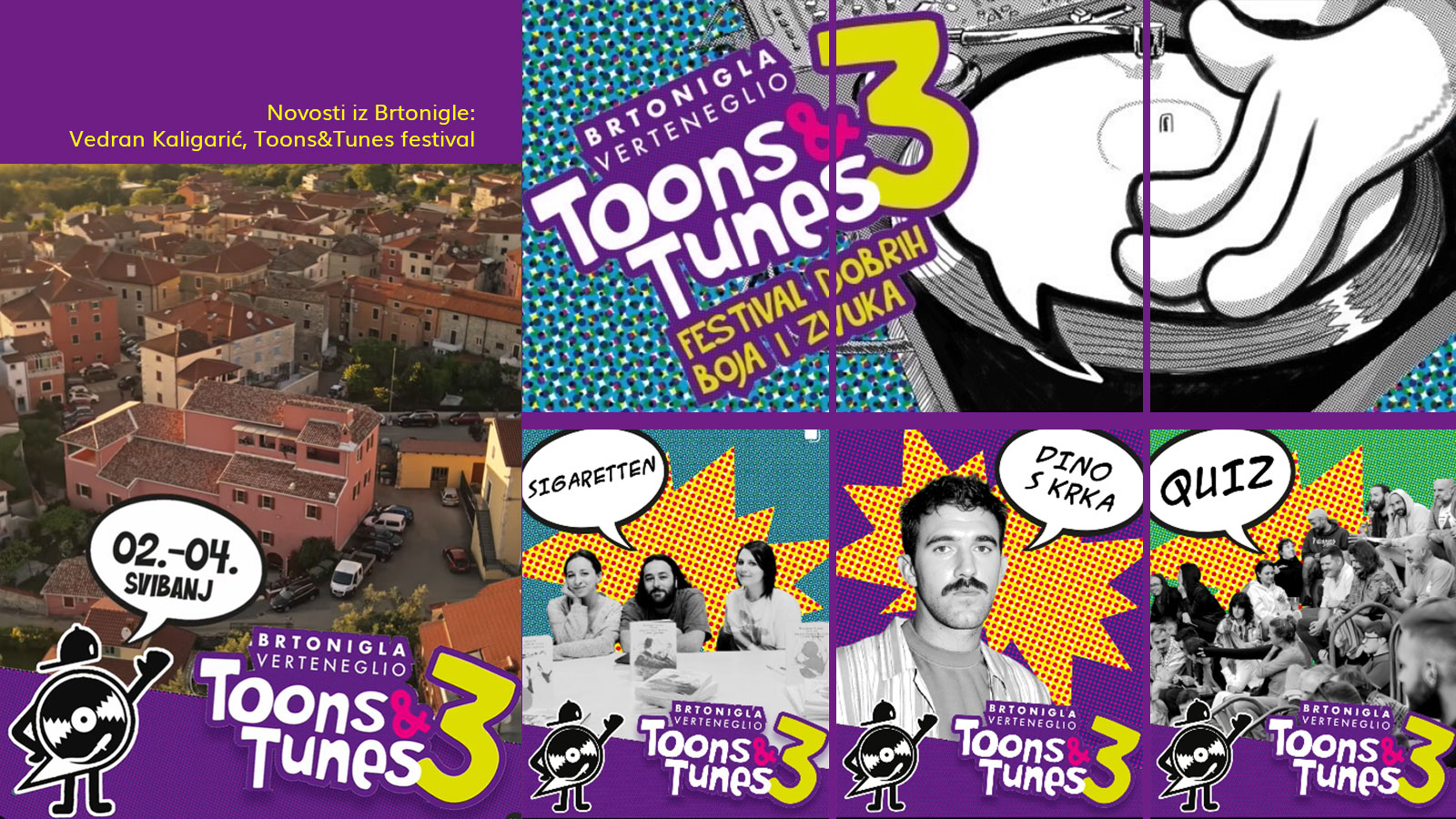Novosti iz Brtonigle: Vedran Kaligarić, najava Toons&Tunes festivala