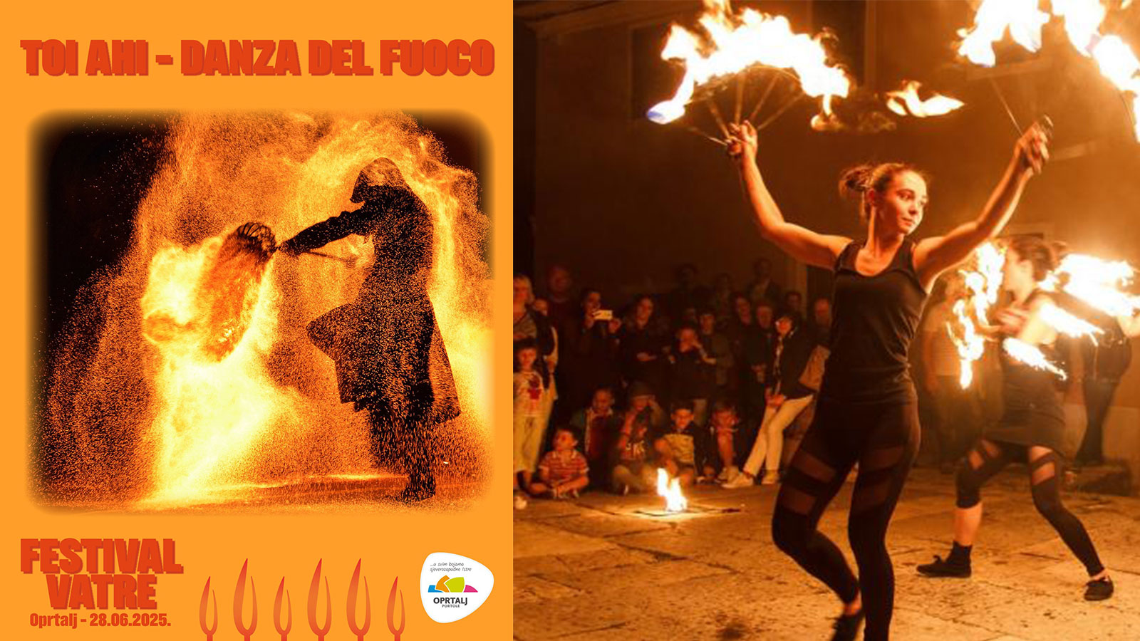 Festival vatre u Oprtlju okuplja posjetitelje uz glazbu, vatru i stare običaje