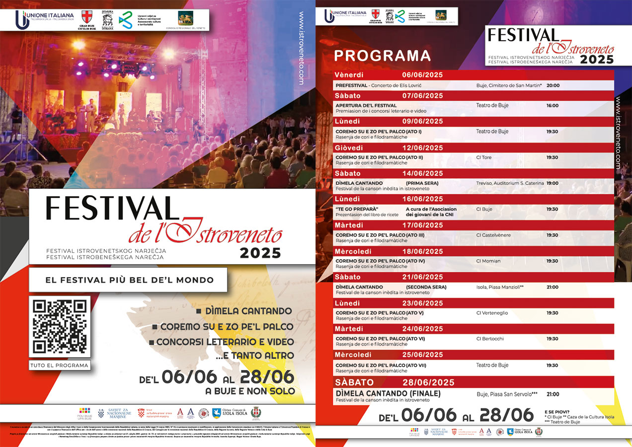 FESTIVAL DELL'ISTROVENETO - 14° izdanje, 6. - 28. lipanj 2025.