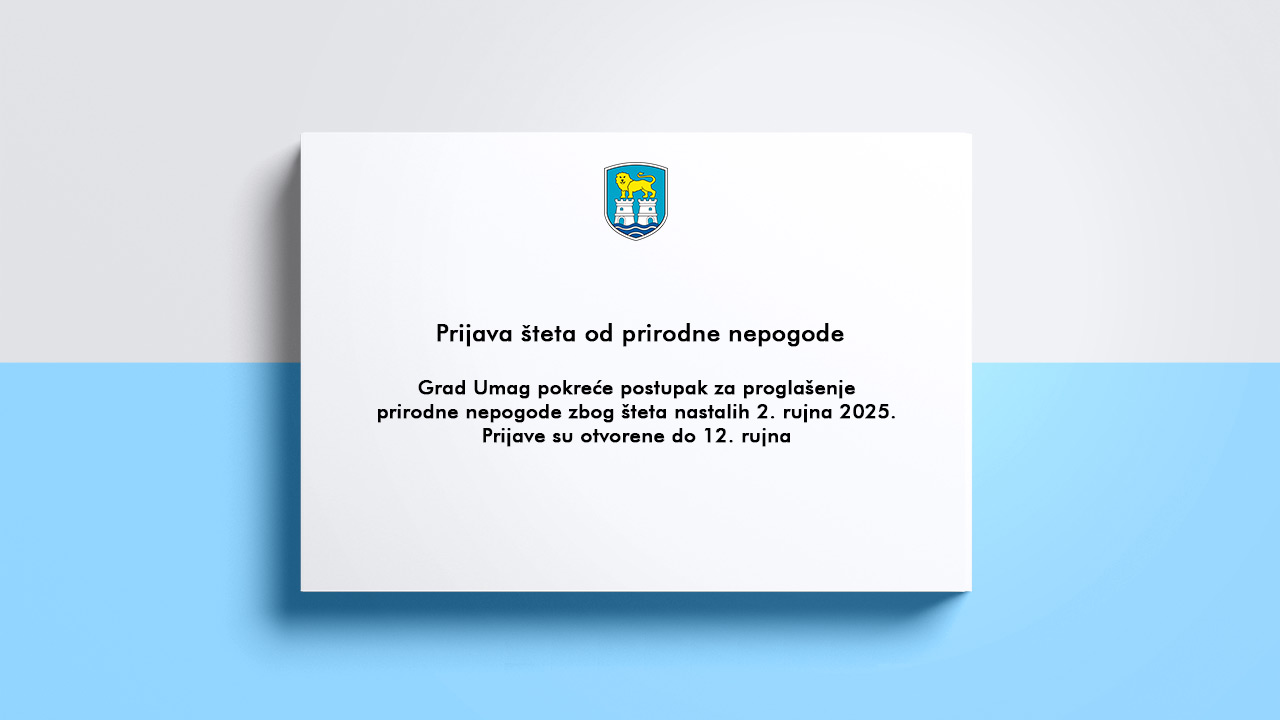 Prijava šteta od prirodne nepogode