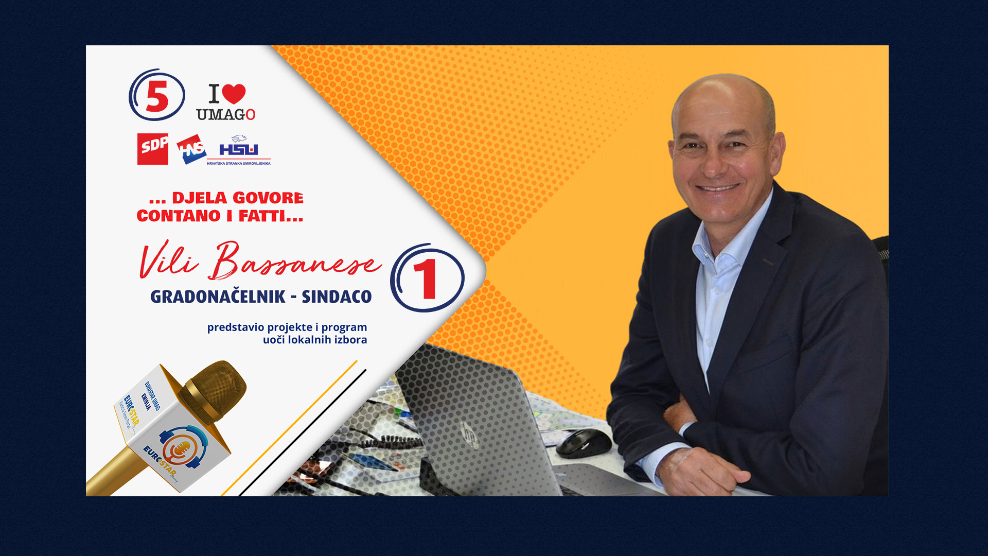 Vili Bassanese predstavio projekte i program uoči lokalnih izbora