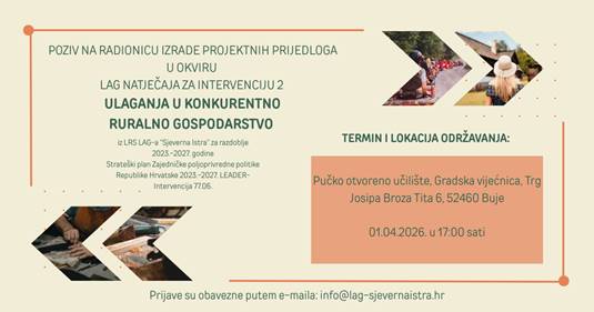 Radionica za razvoj ruralnog gospodarstva u Bujama